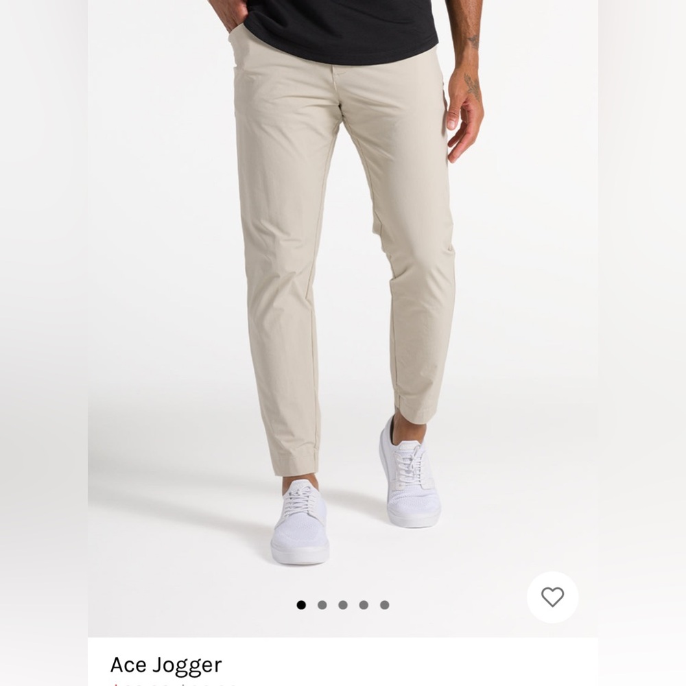 NWT Bylt Men’s Ace Joggers in Oat